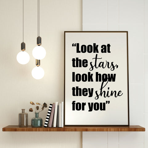 music quote print