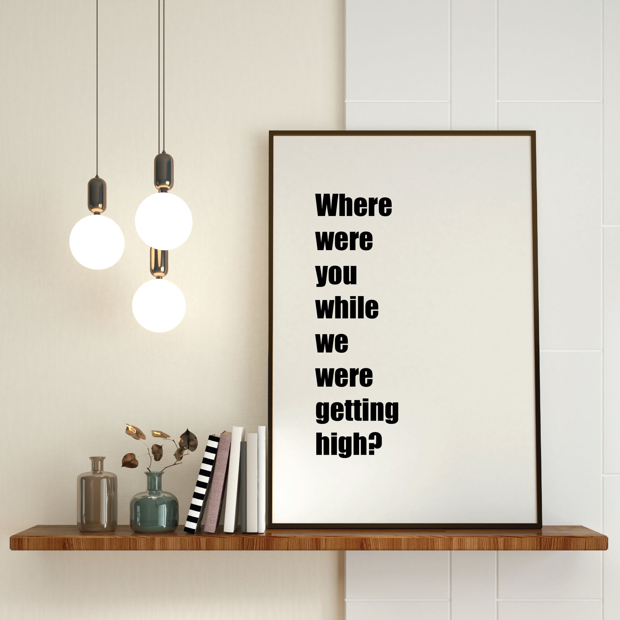 music quote print