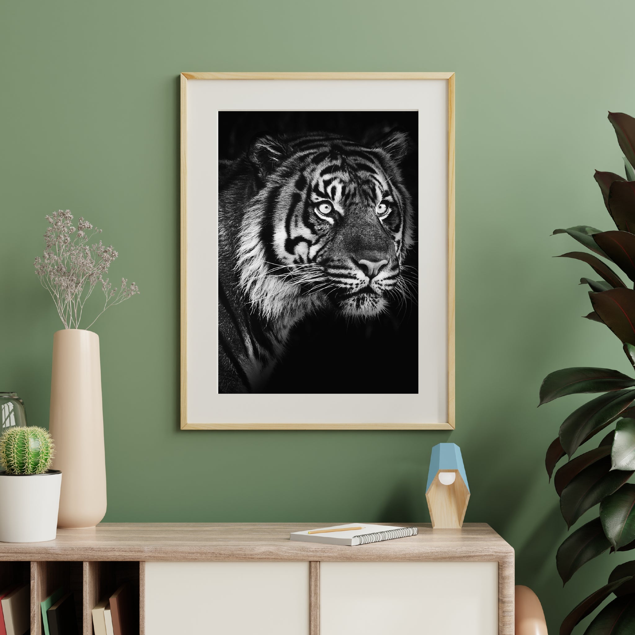 Tiger photo prints A3