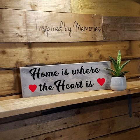 Home is where the heart is Sign